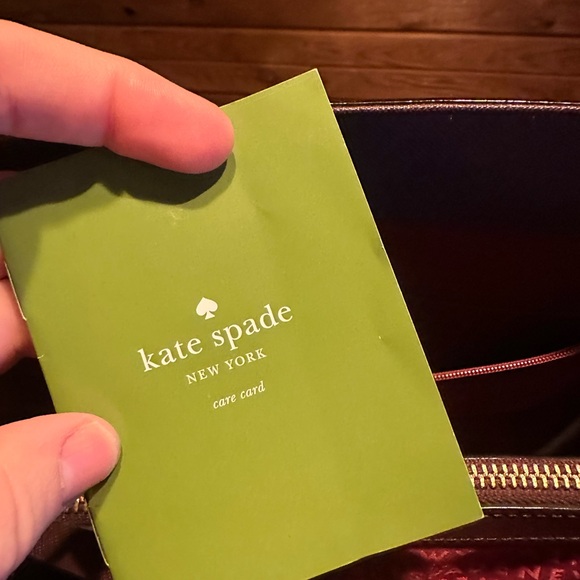 Kate Spade Cove Street Airel Deep Purple Tote Bag - Picture 2 of 7